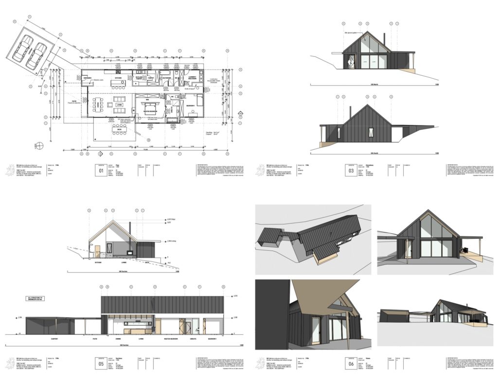 060 hillside extendable family house design